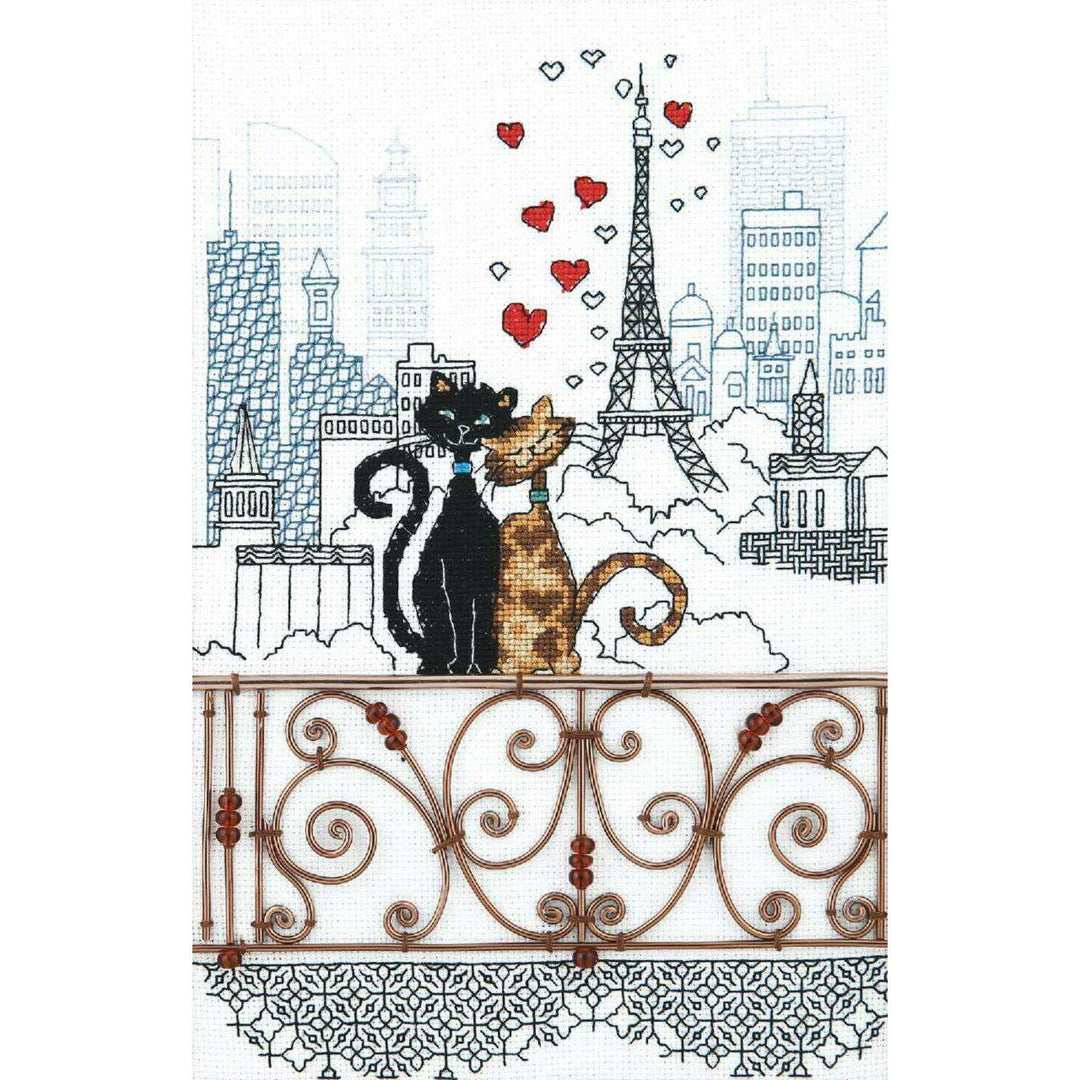 Cross-stitch kit M-379C "Lovers"