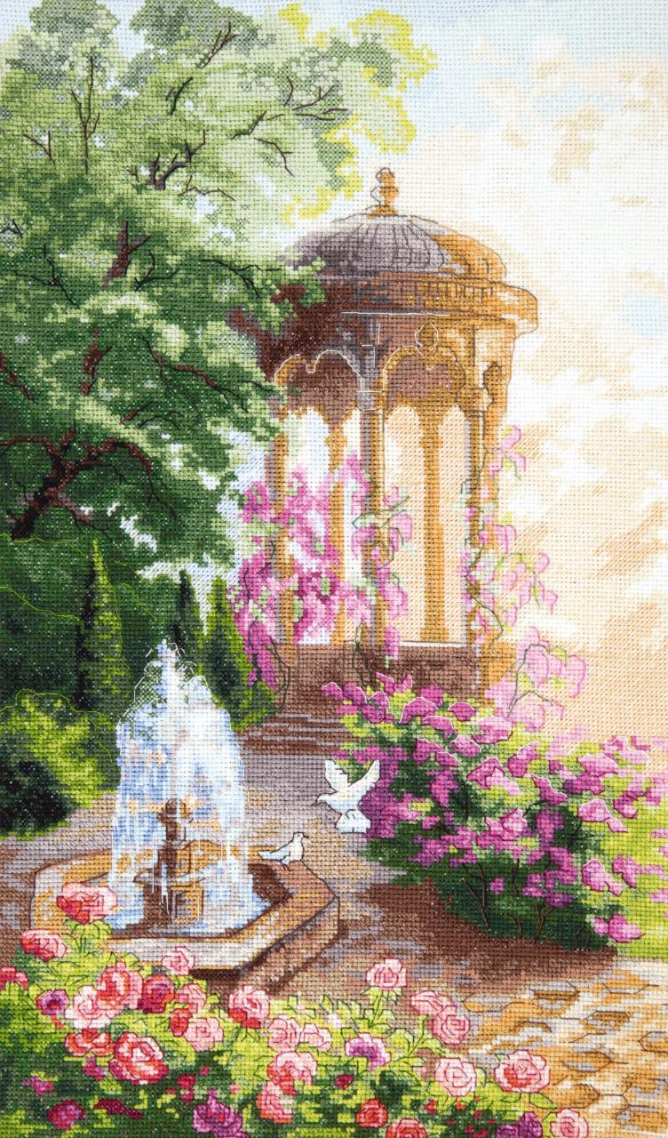 Cross-stitch kit M-386C "Magical morning"