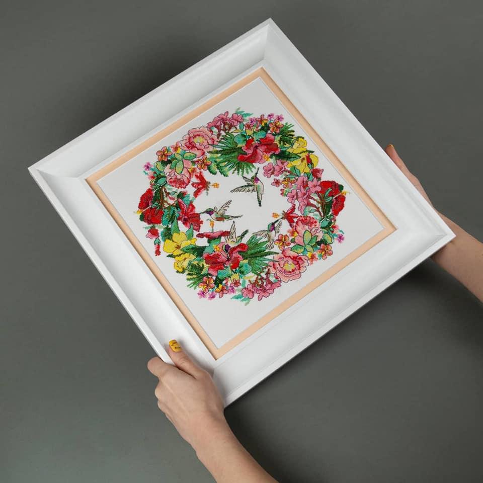 Cross-stitch kit M-440C "Tropical scent"