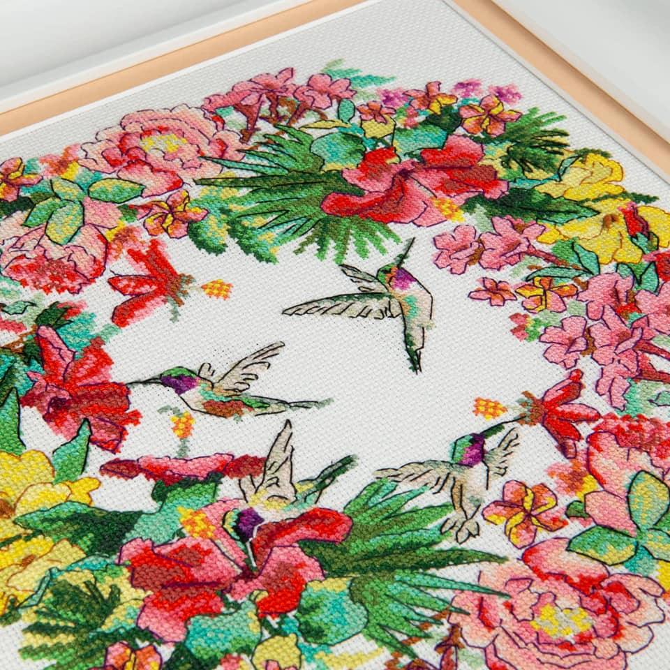 Cross-stitch kit M-440C "Tropical scent"