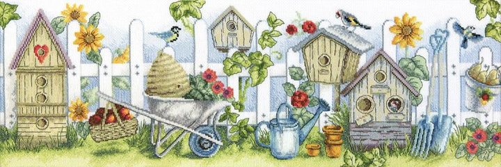Cross-stitch kit M-451C "Bird yard"