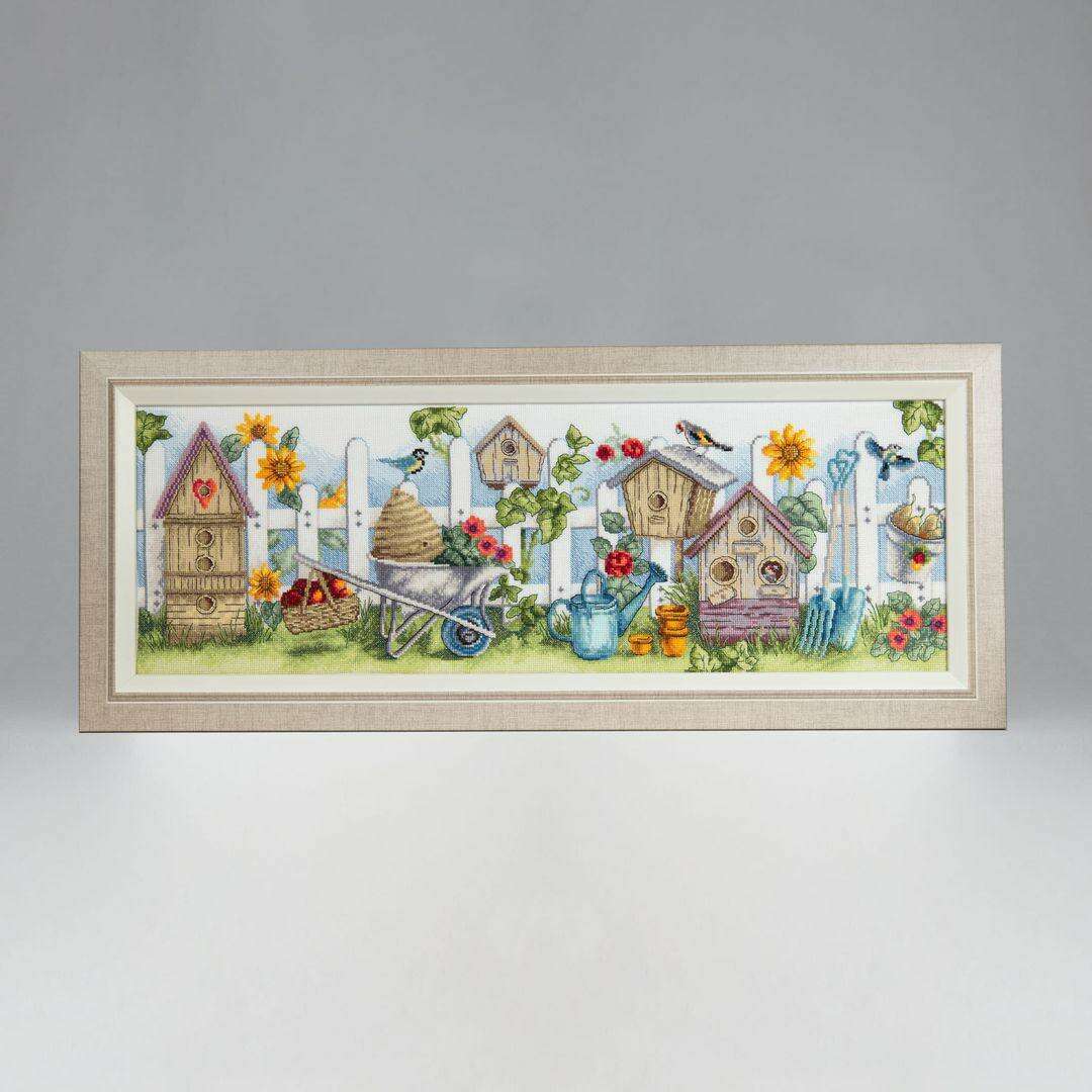 Cross-stitch kit M-451C "Bird yard"