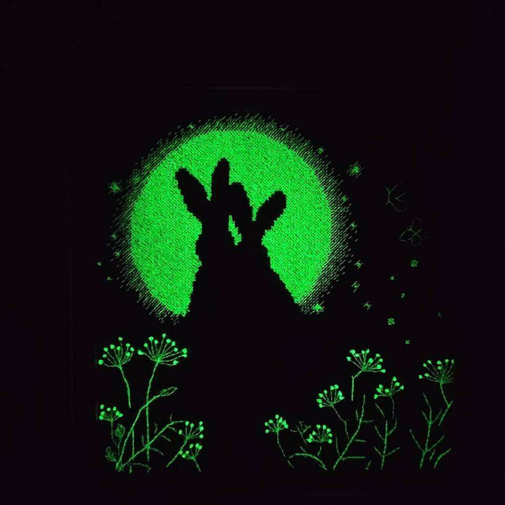 Cross-stitch kit M-458C "Moon hares"