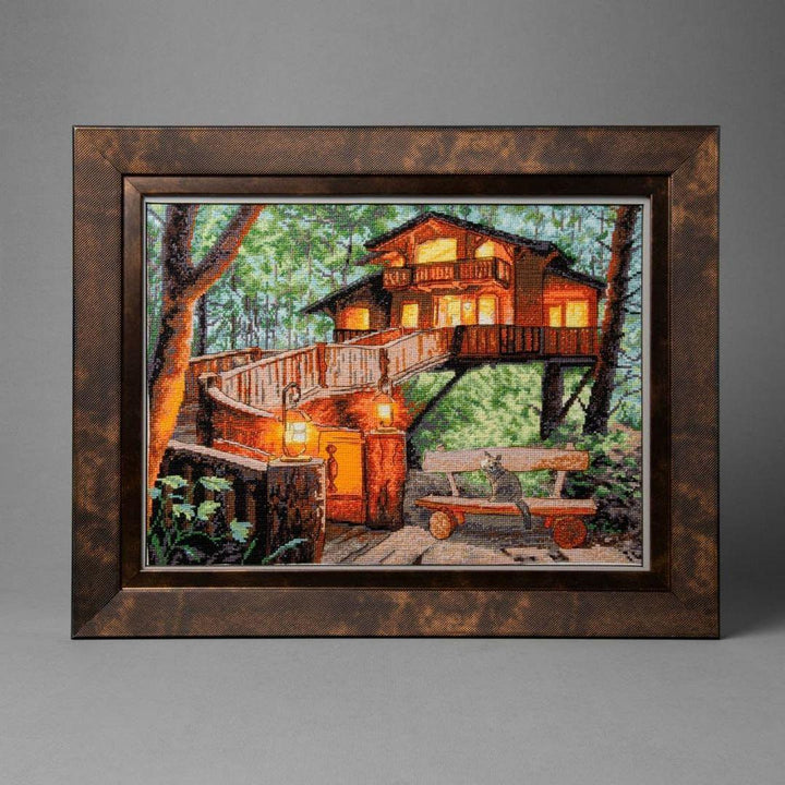 Cross-stitch kit M-466C "Secret place"