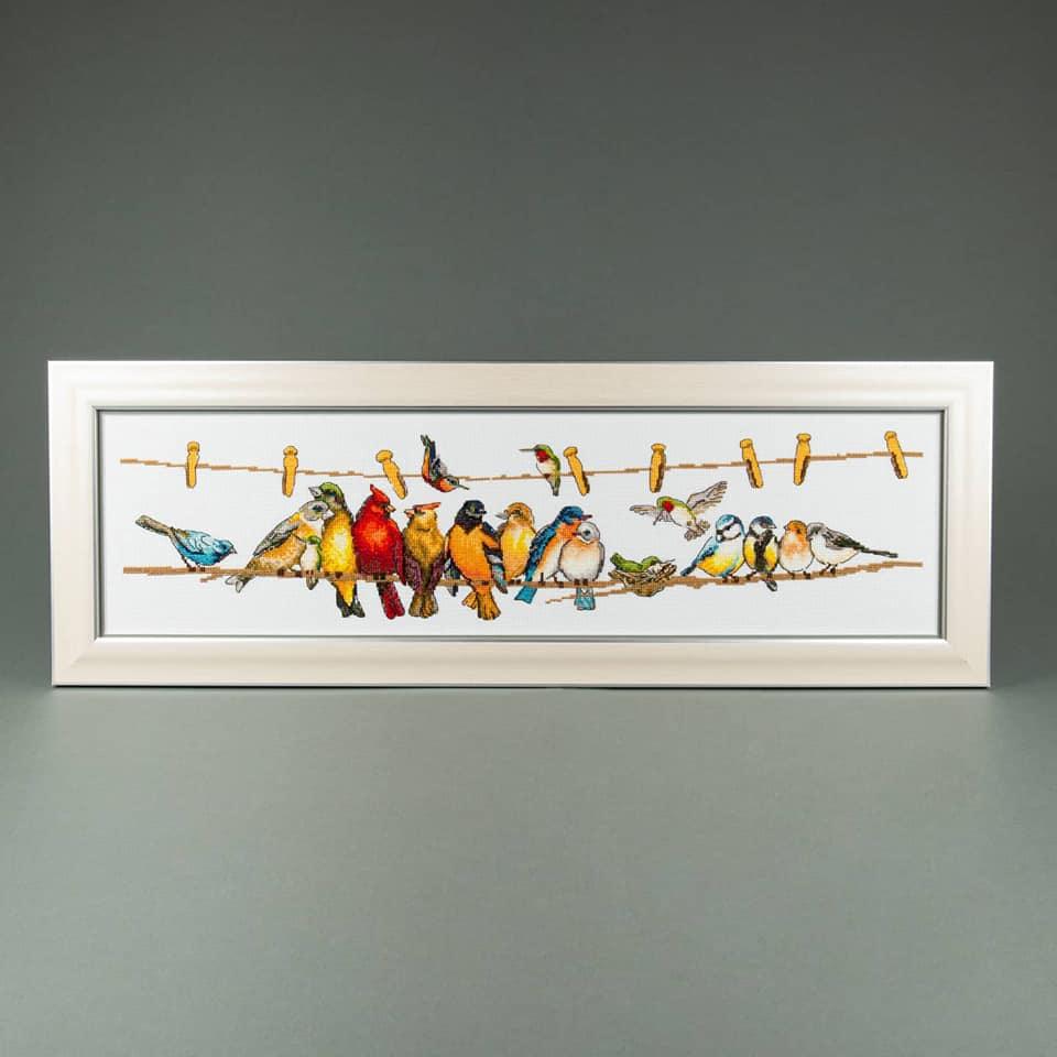 Cross-stitch kit M-472C "Warmer together"