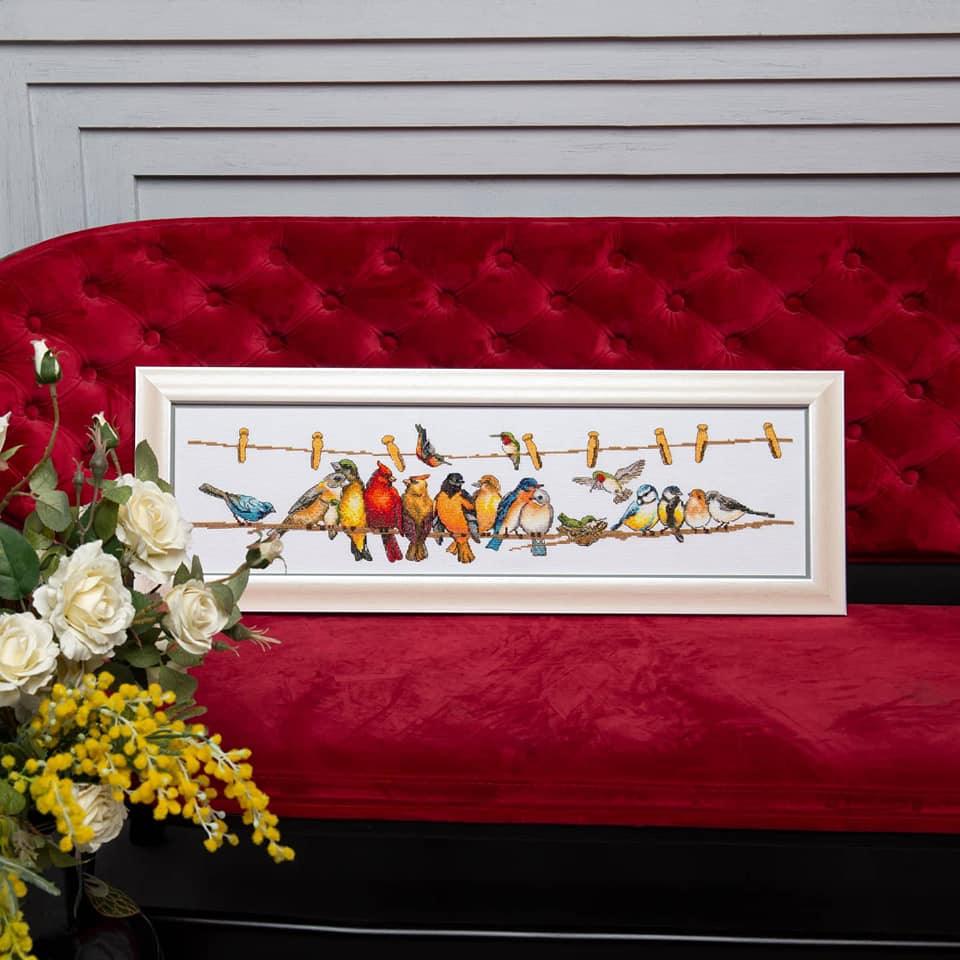 Cross-stitch kit M-472C "Warmer together"