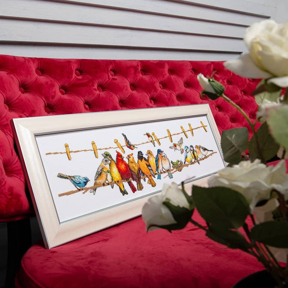 Cross-stitch kit M-472C "Warmer together"