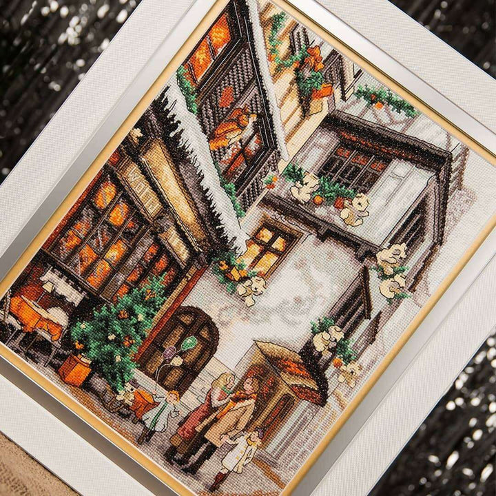 Cross-stitch kit M-478C "Looking for gifts"