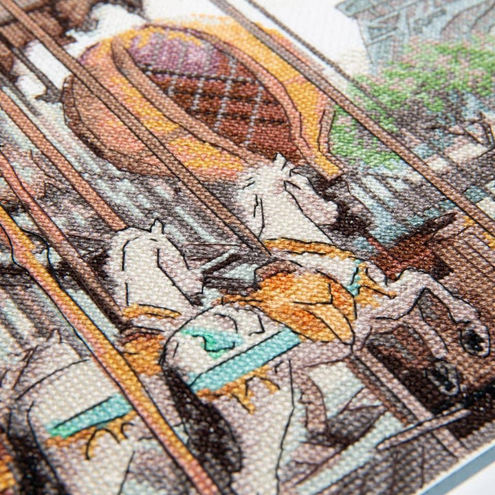 Cross-stitch kit M-479C "French carousel"