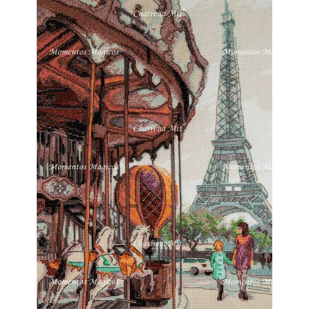 Cross-stitch kit M-479C "French carousel"