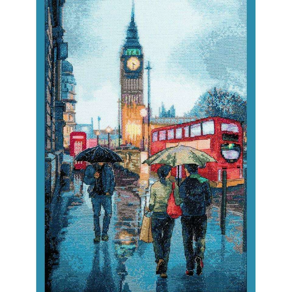 Cross-stitch kit M-488C "Way back home"