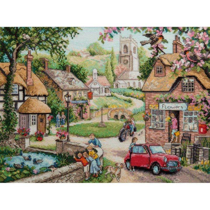 Cross-stitch kit M-490C "One morning"