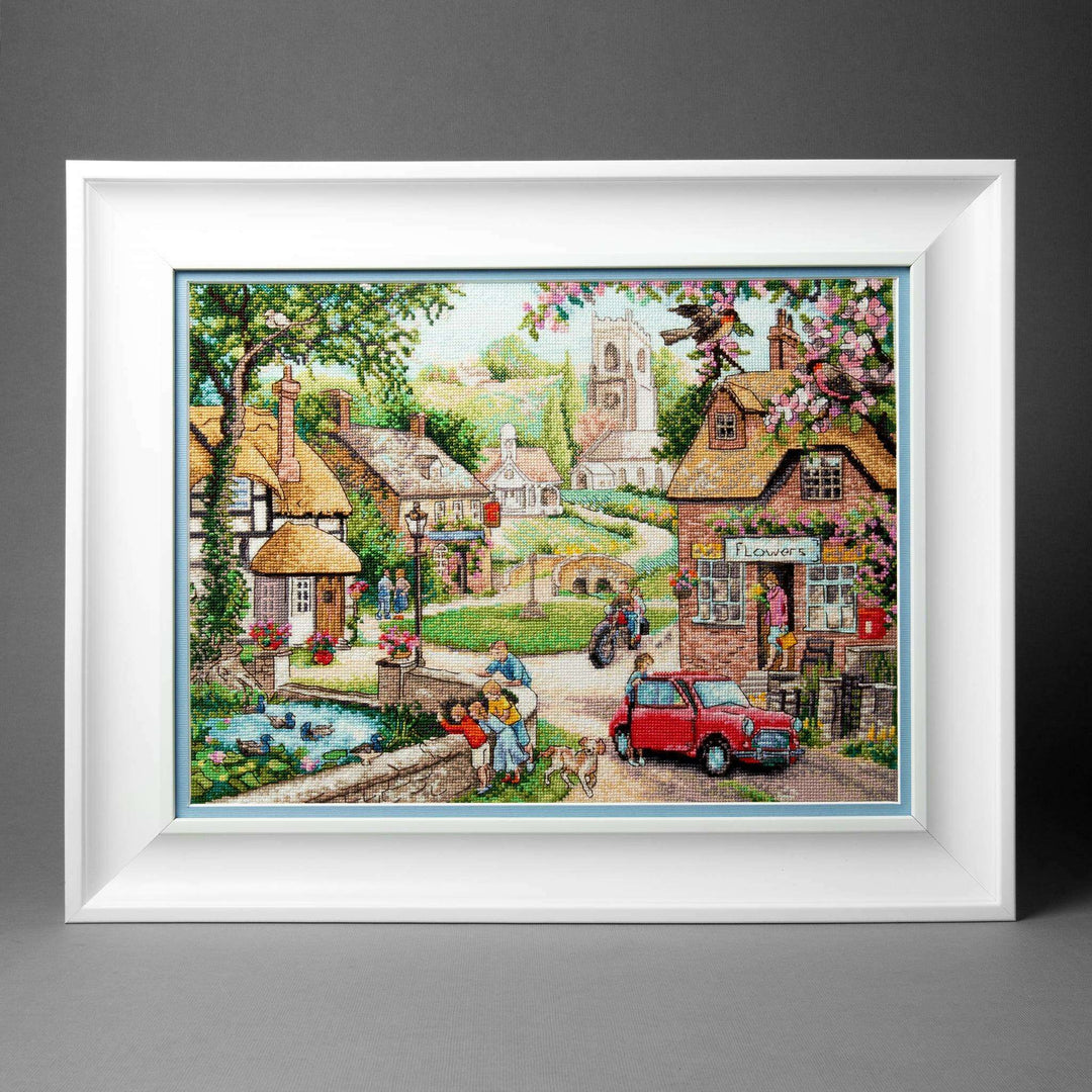 Cross-stitch kit M-490C "One morning"