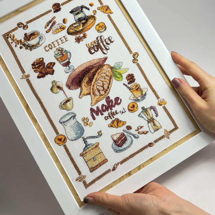 Cross-stitch kit M-495C "Delicious stories"