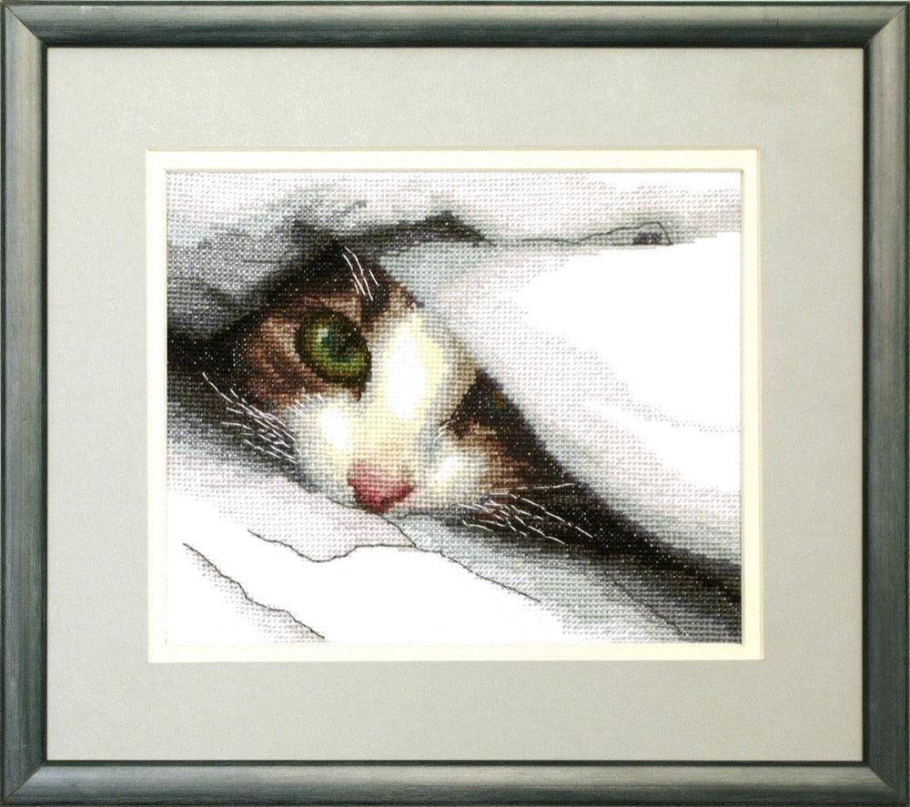 Cross-stitch kit M-91C "Hide and seek"