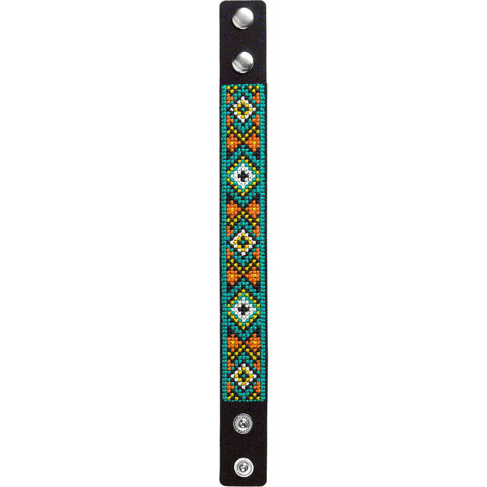 Cross-stitch kit on artificial leather FLHL-027