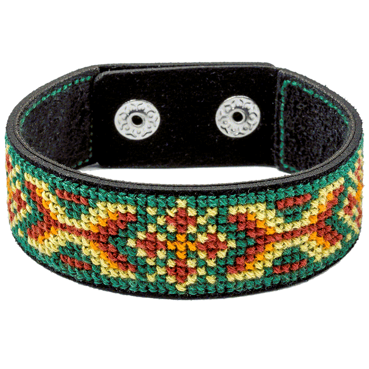 Cross-stitch kit on artificial leather FLHL-030