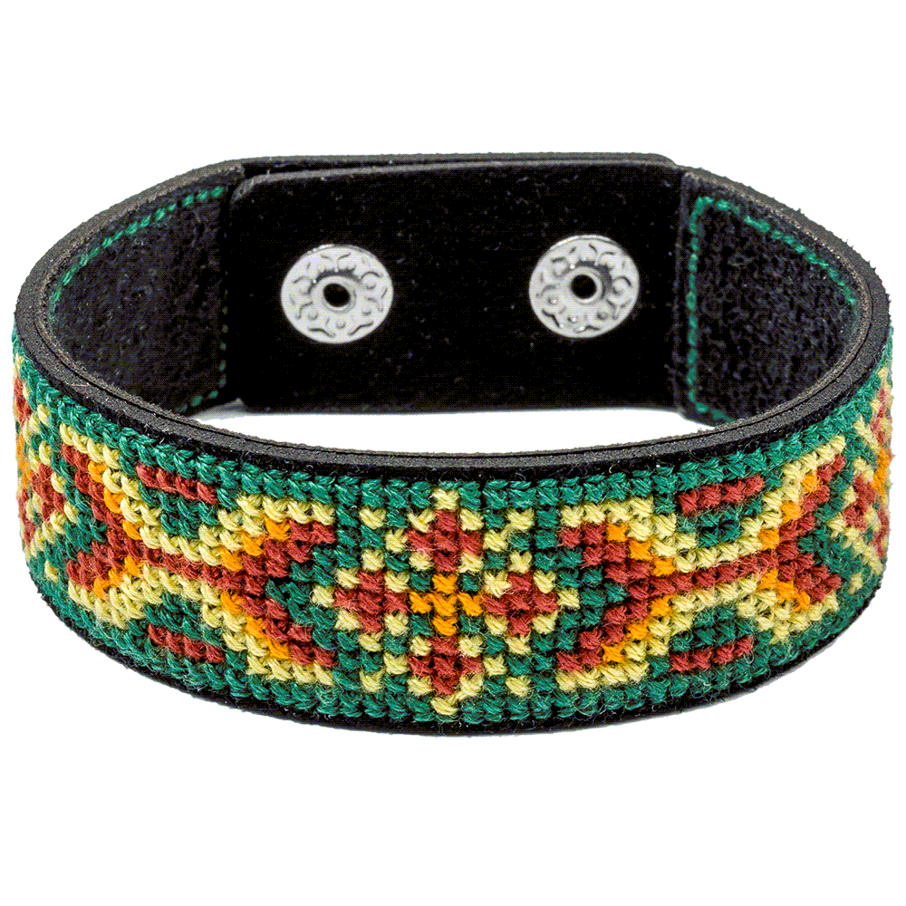 Cross-stitch kit on artificial leather FLHL-030