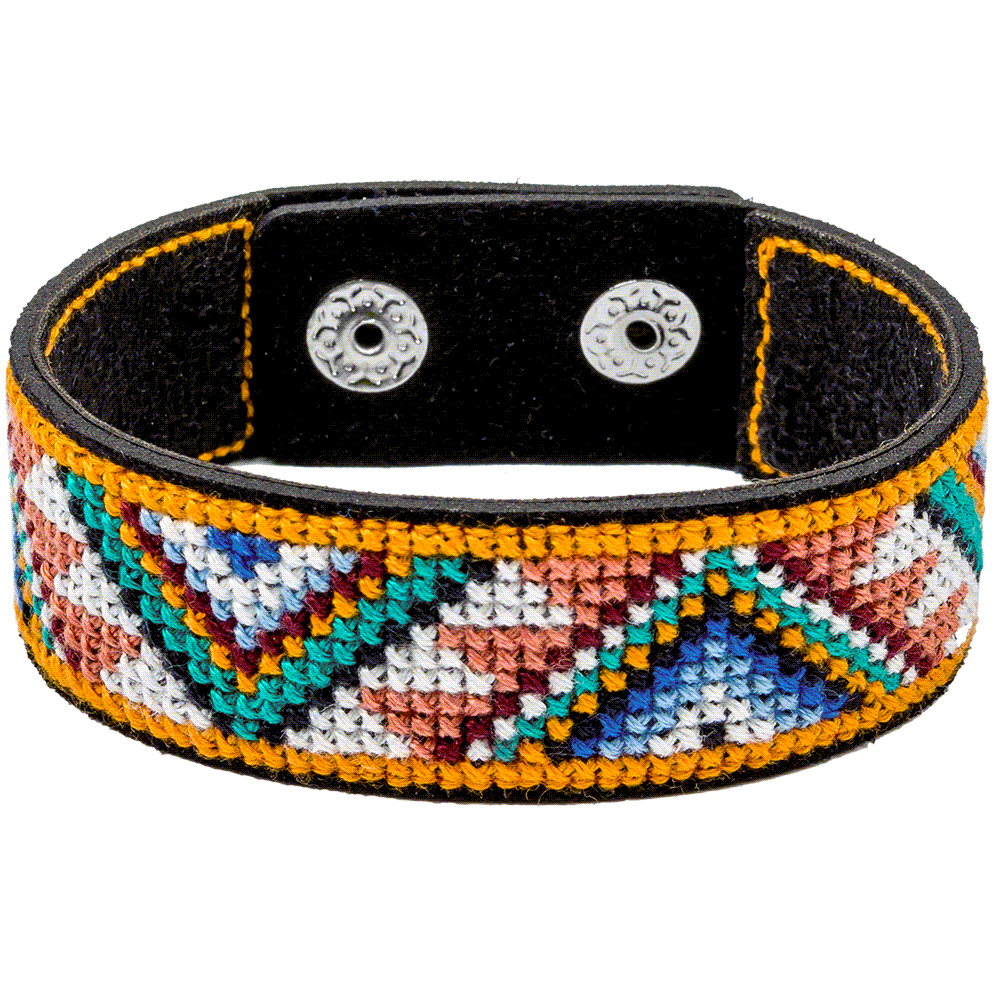 Cross-stitch kit on artificial leather FLHL-031