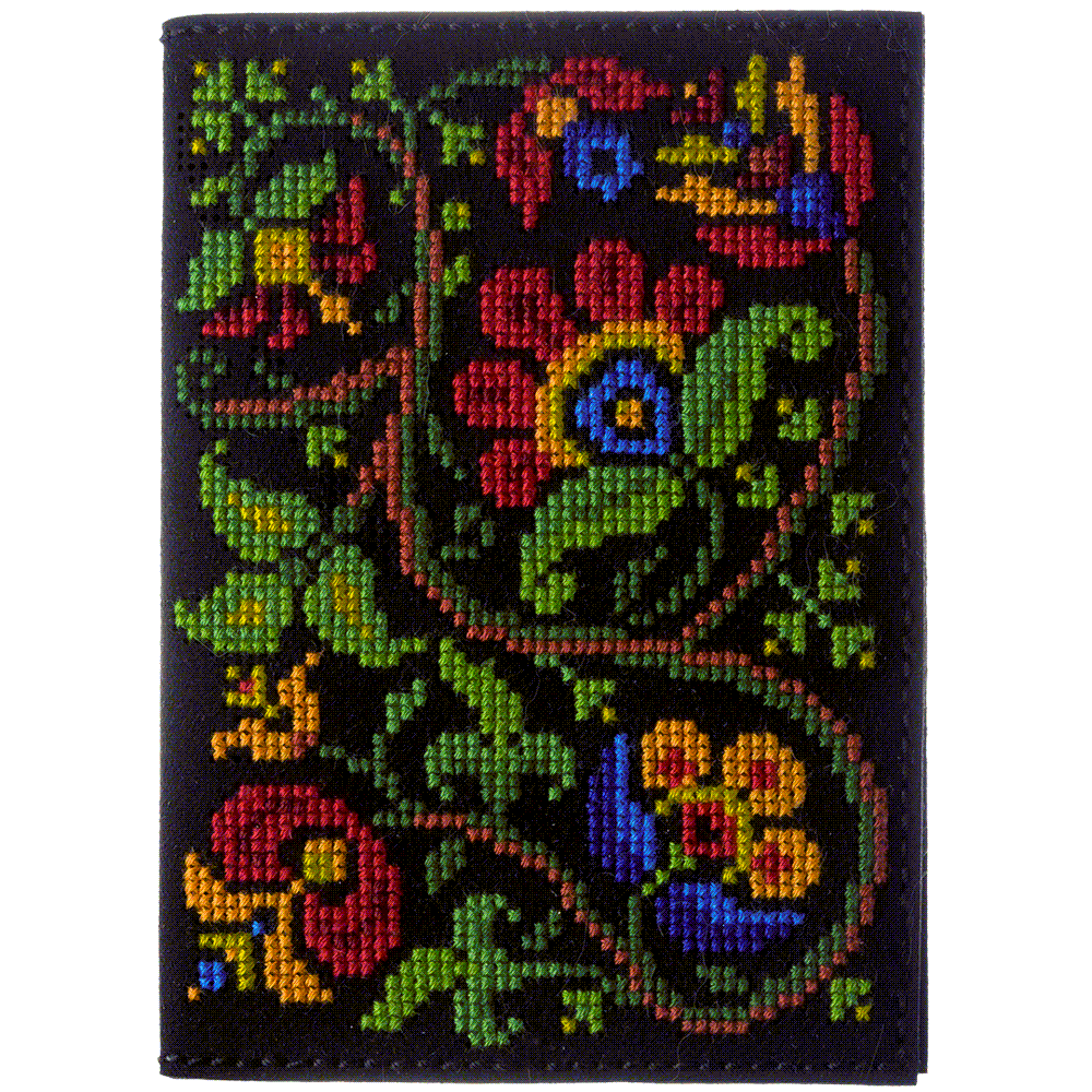 Cross-stitch kit on artificial leather FLHL-043