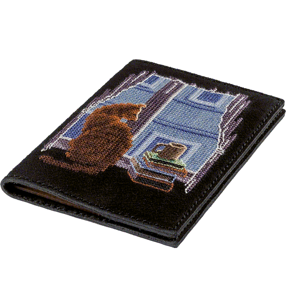 Cross-stitch kit on artificial leather FLHL-047