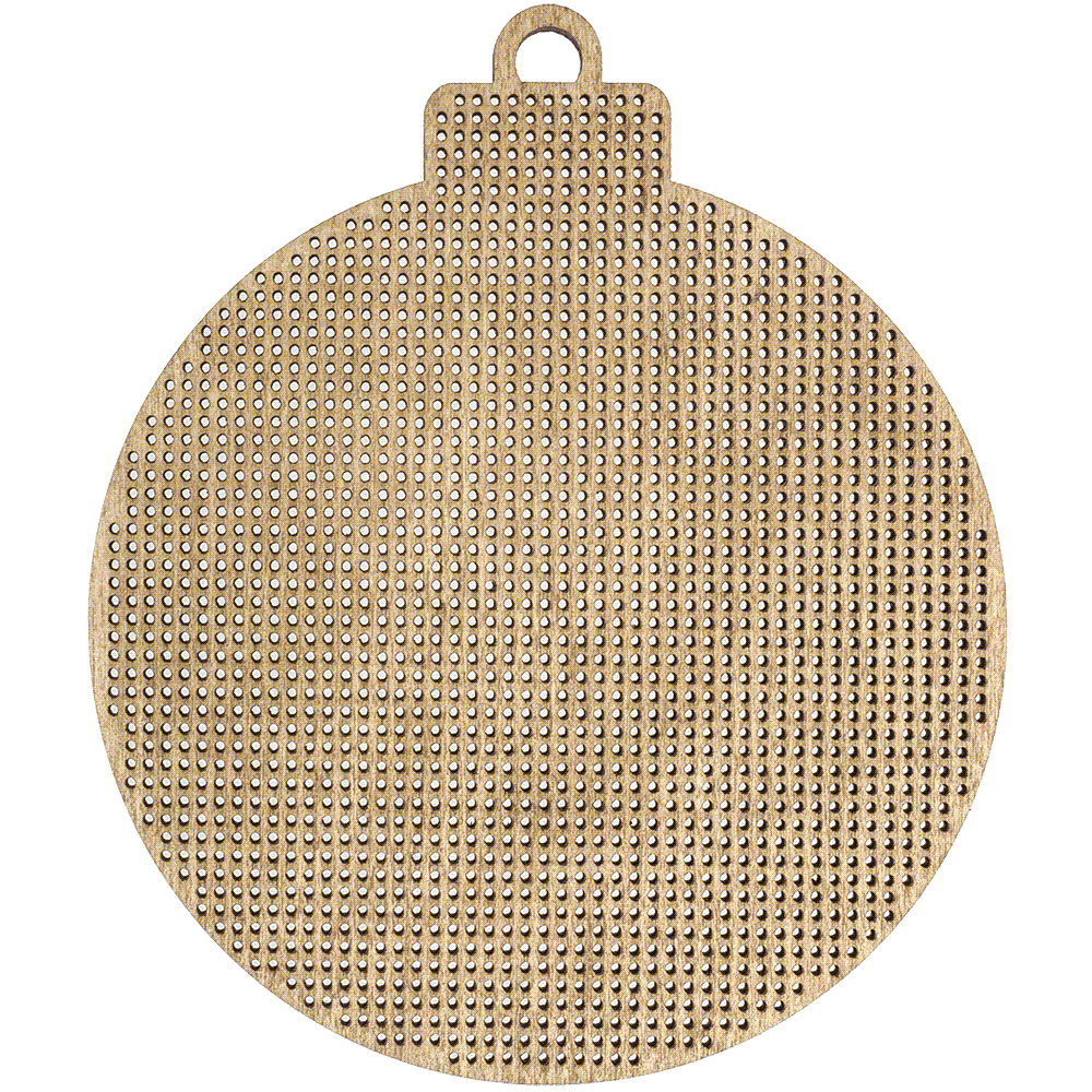 Cross-stitch kit on wood FLW-003