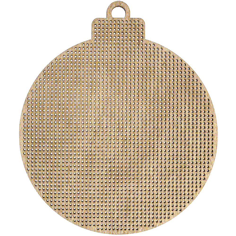 Cross-stitch kit on wood FLW-009