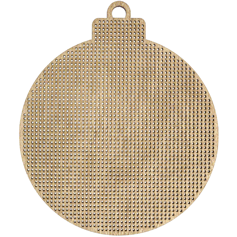 Cross-stitch kit on wood FLW-013