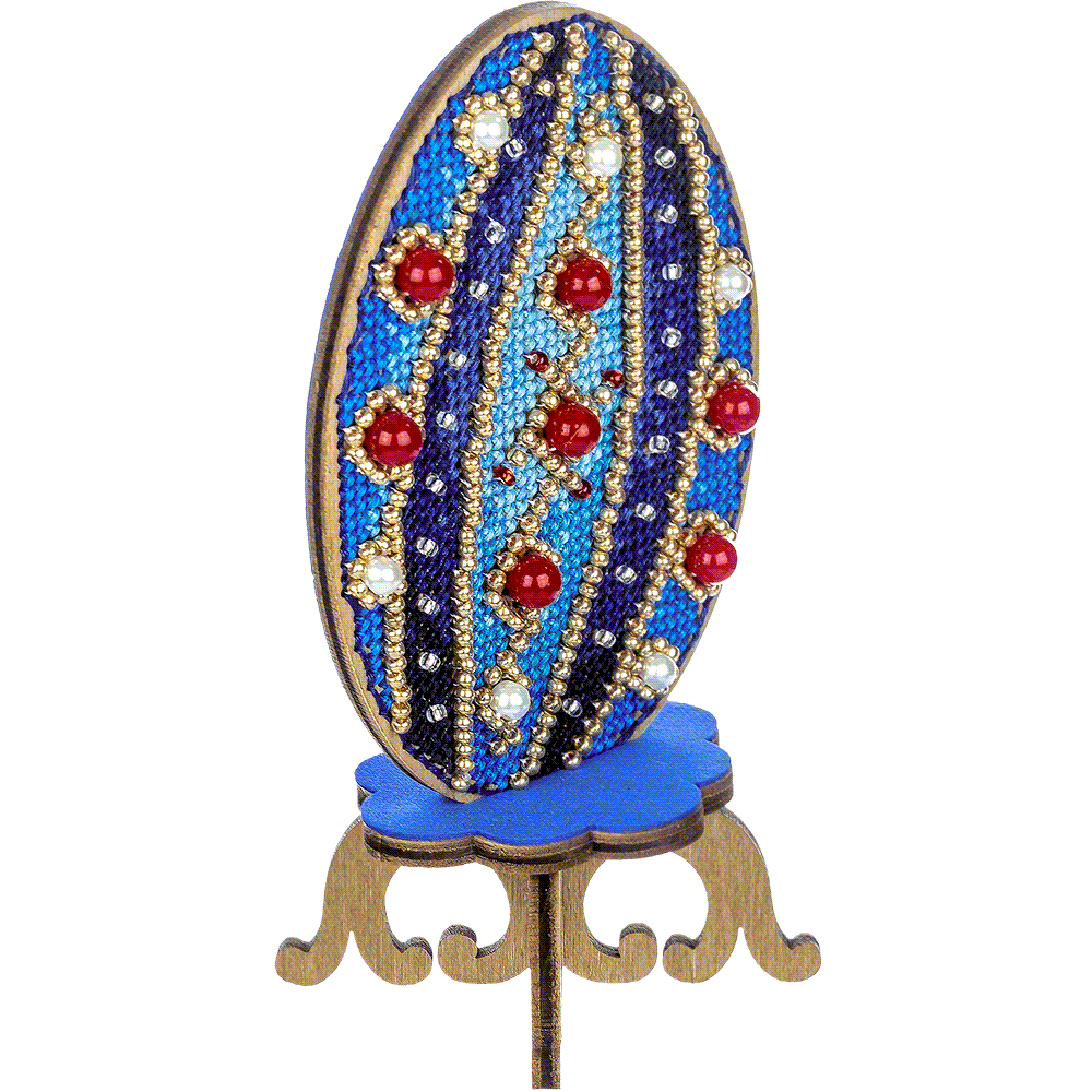 Cross-stitch kit on wood FLW-037