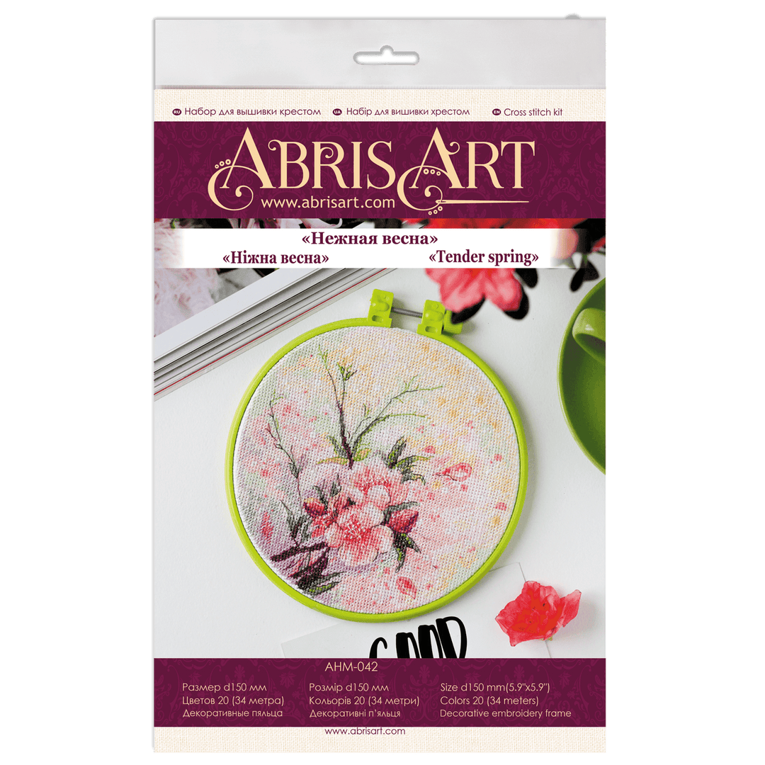 Cross-stitch kit Tender spring AHM-042