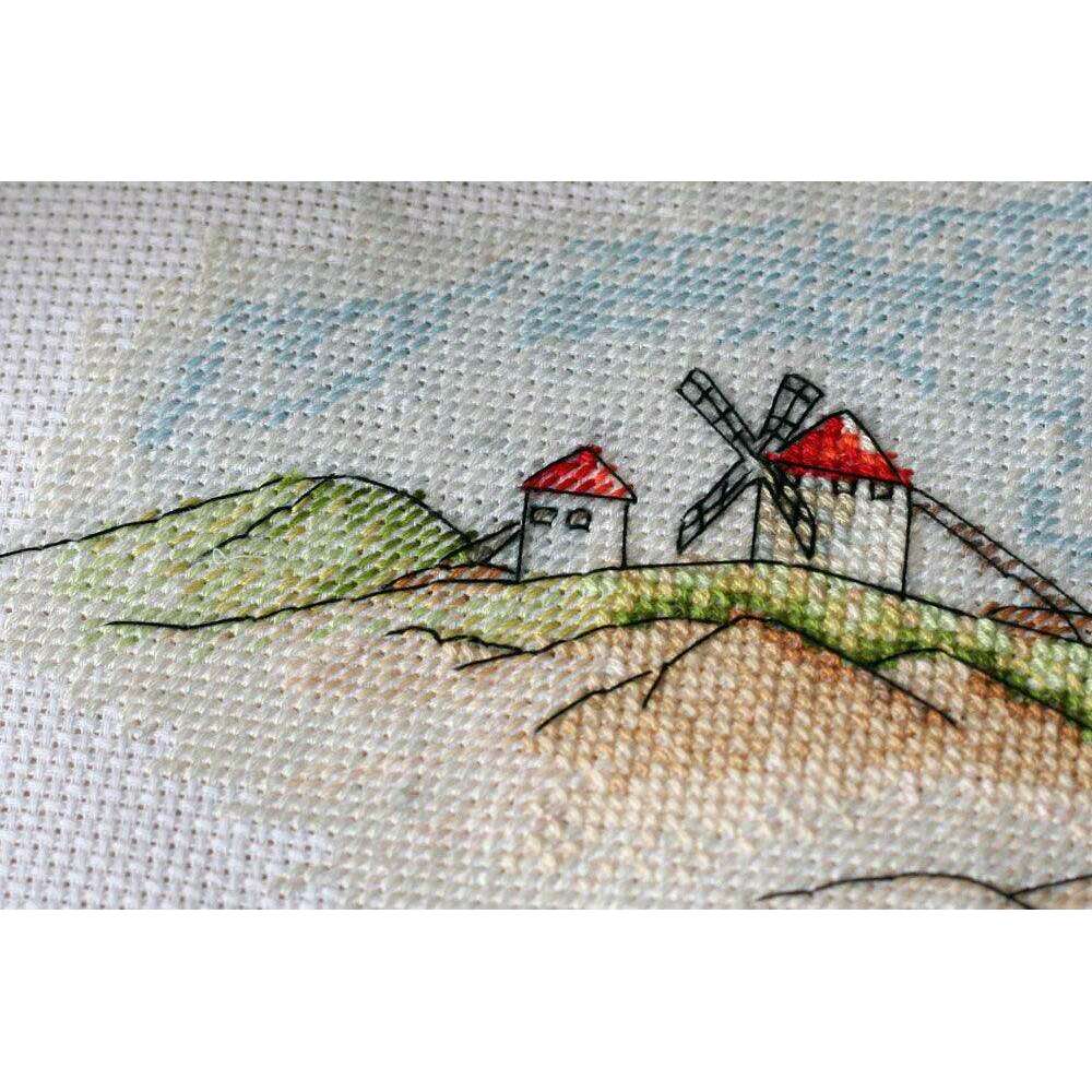 Cross-stitch kit Windmills AH-111
