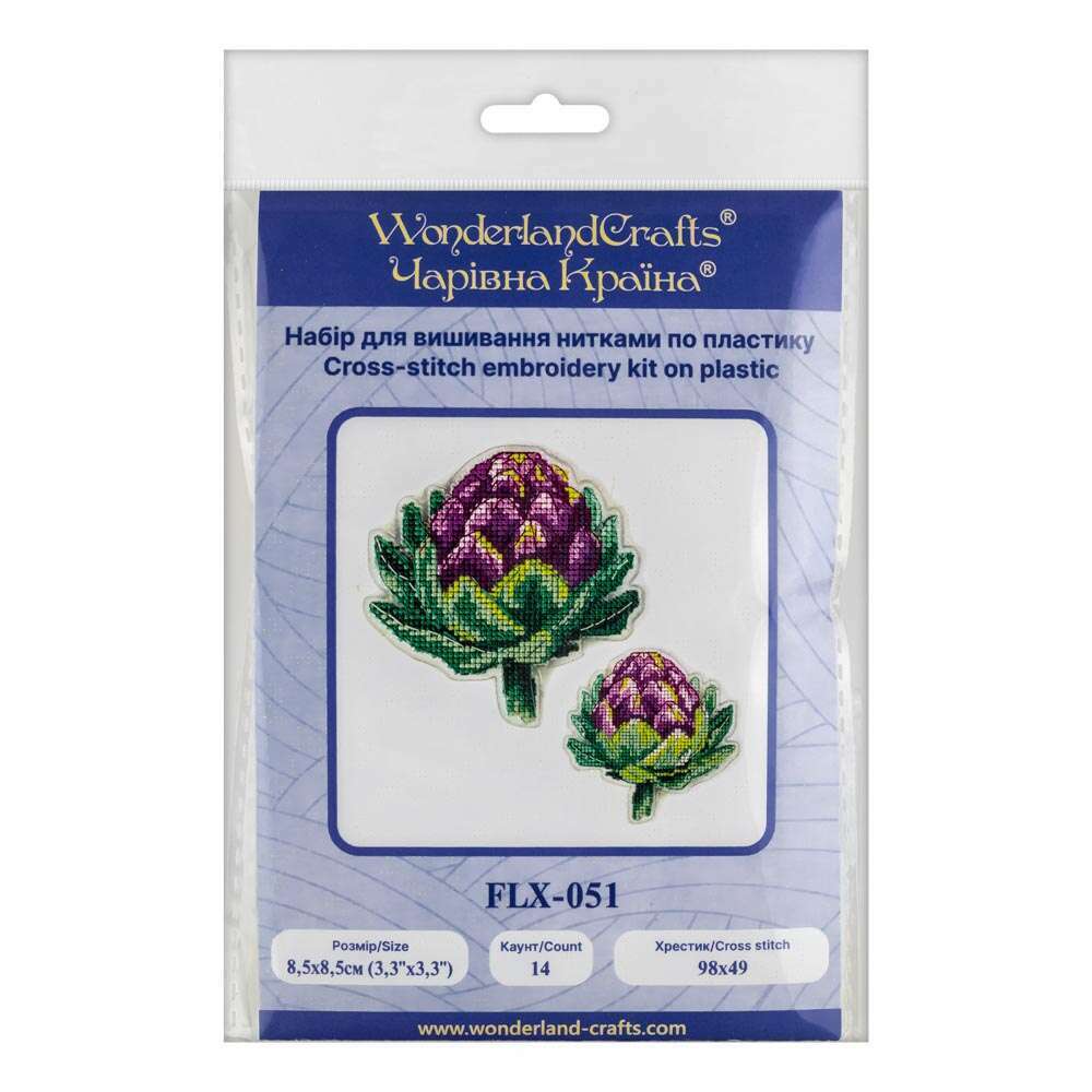 Cross-stitch kits on a plastic base FLX-051