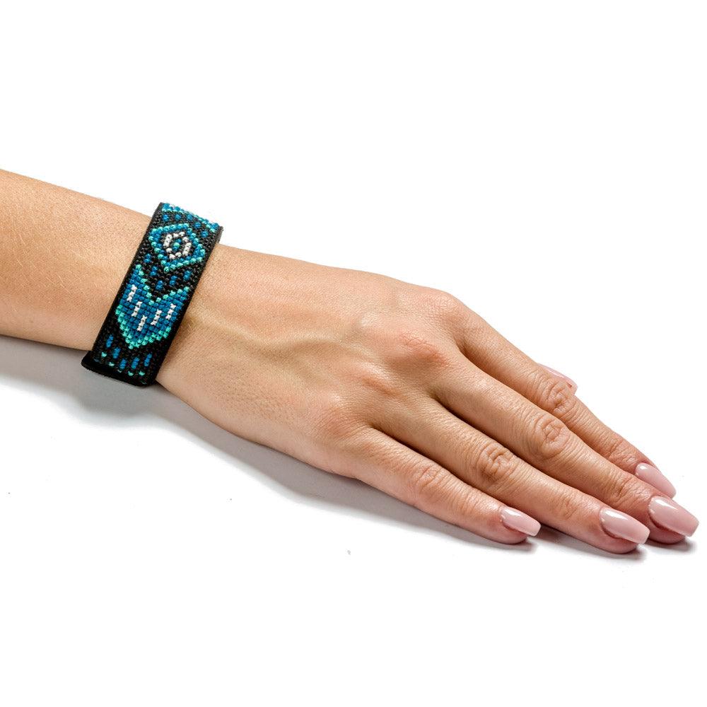 Cross-stitch kit on artificial leather FLHL-029