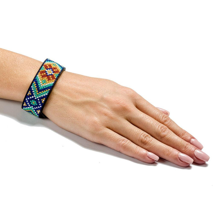 Cross-stitch kit on artificial leather FLHL-032