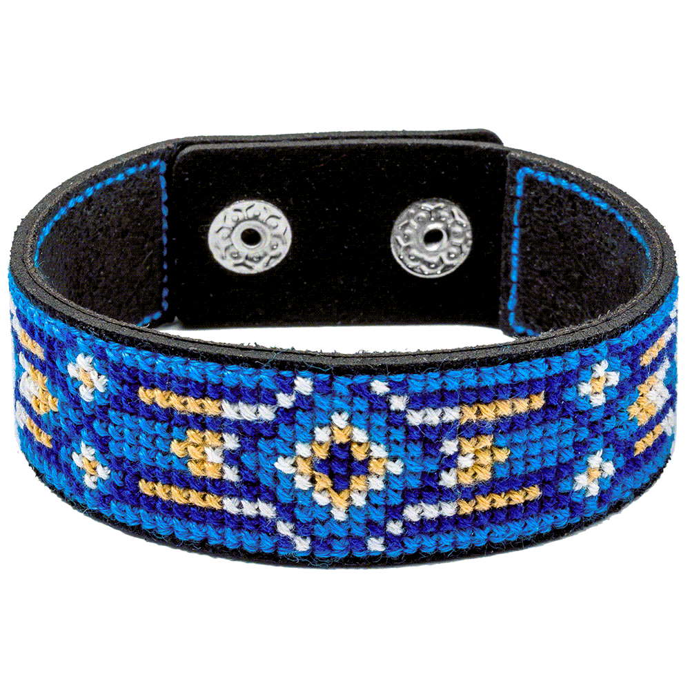 Cross-stitch kit on artificial leather FLHL-040