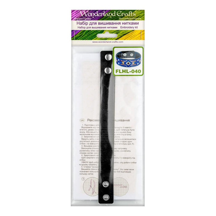 Cross-stitch kit on artificial leather FLHL-040