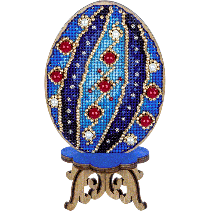 Cross-stitch kit on wood FLW-037