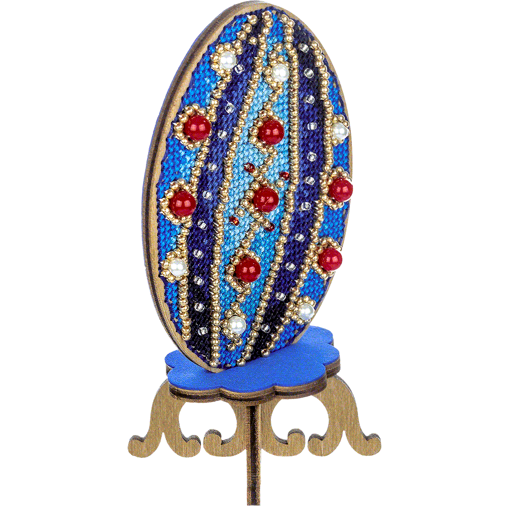 Cross-stitch kit on wood FLW-037