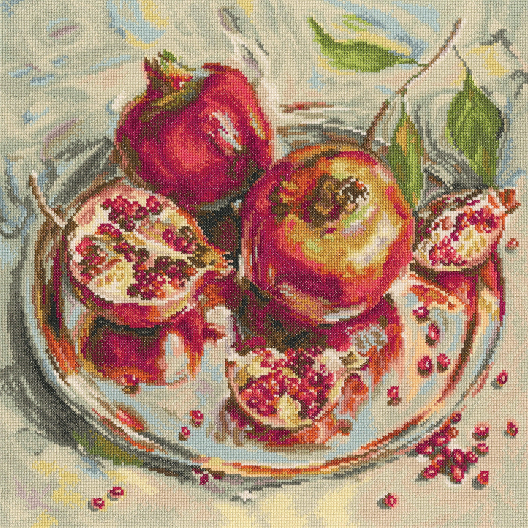 Crowned fruits M598 Counted Cross Stitch Kit