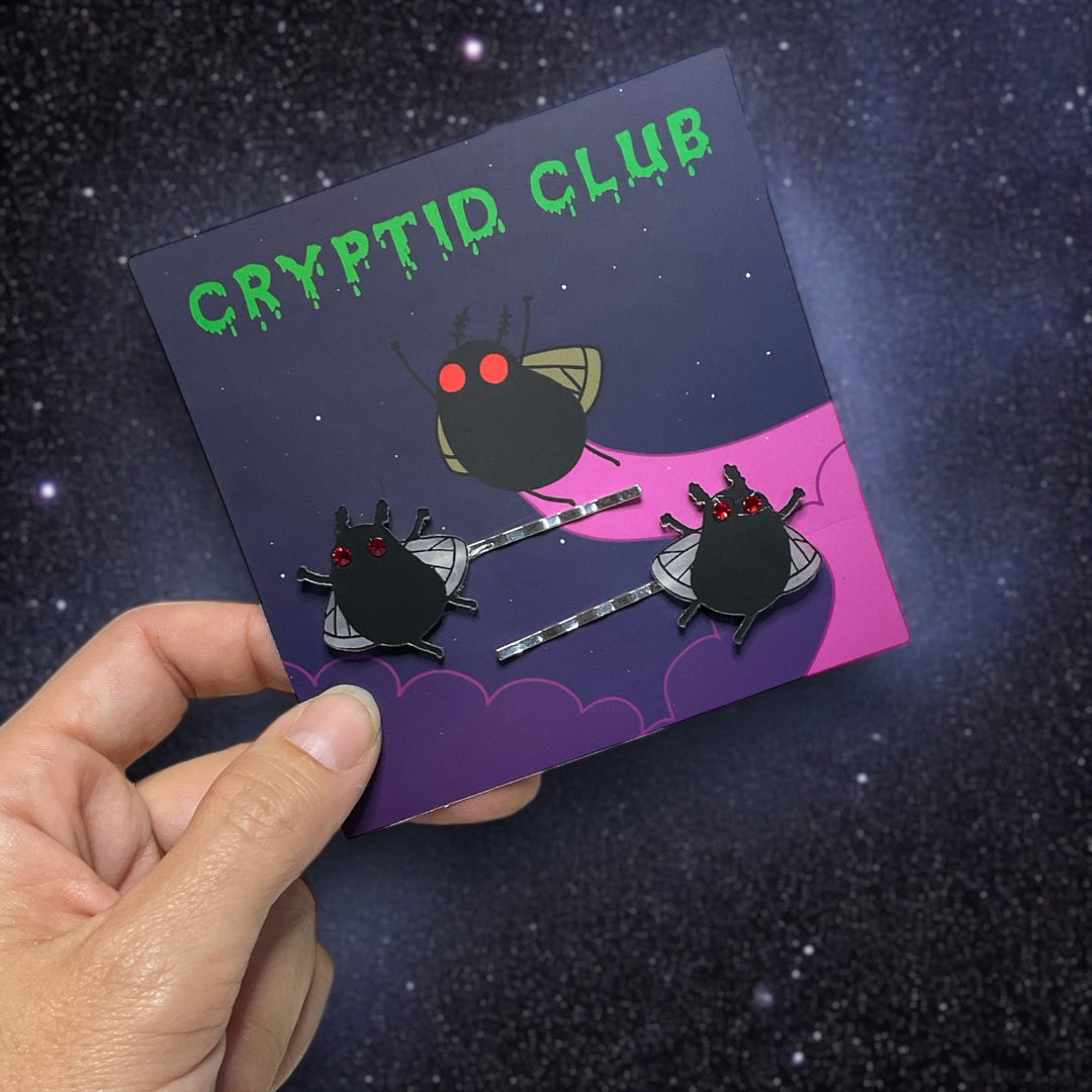 Cryptid Club Mothman Bobby Pins