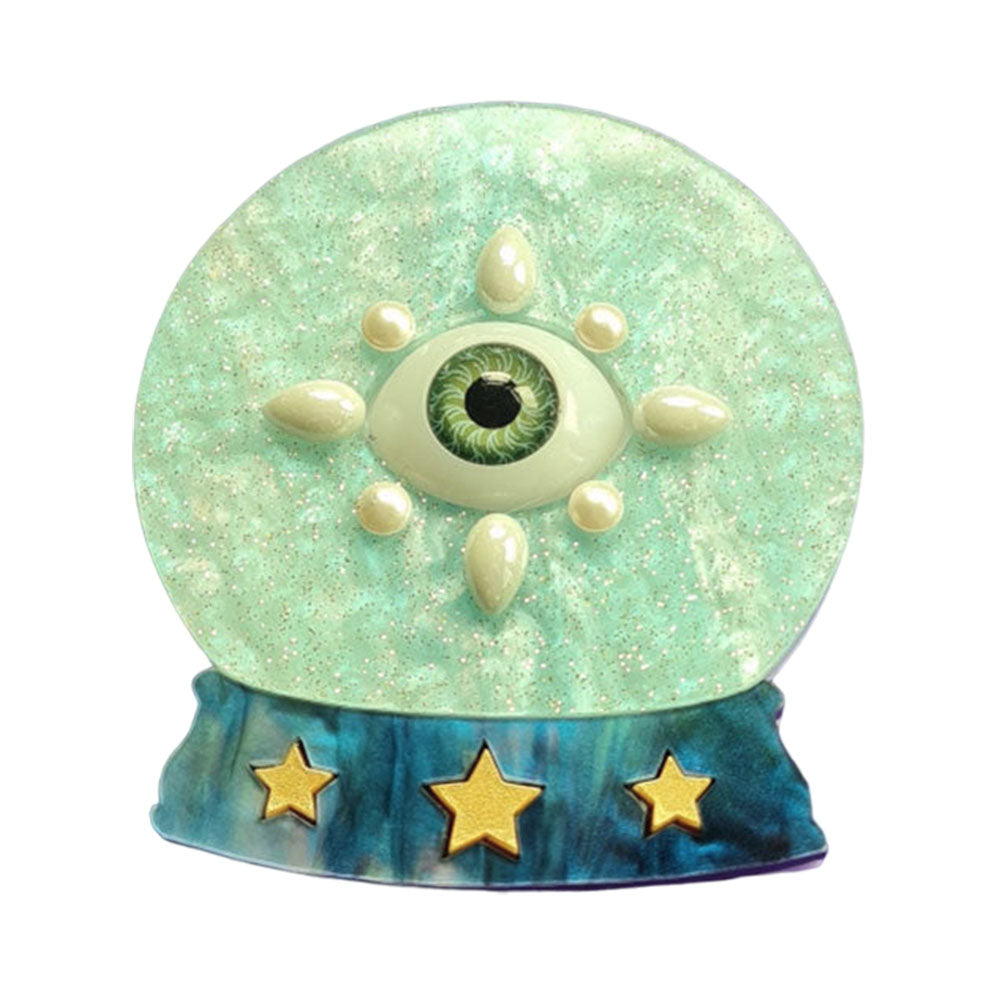 Crystal Ball Brooch by Cherryloco Jewellery 1