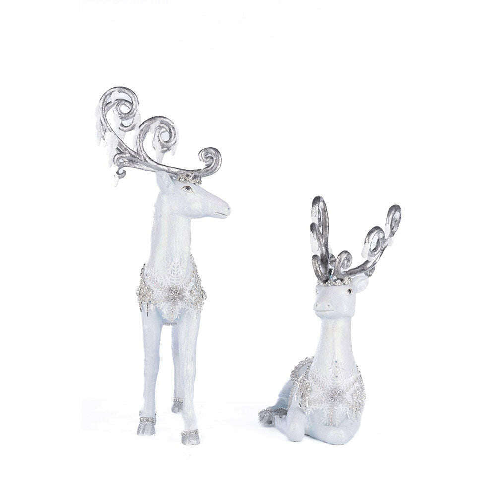 Crystal Christmas Deer Assortment of 2 by Katherine's Collection image 2