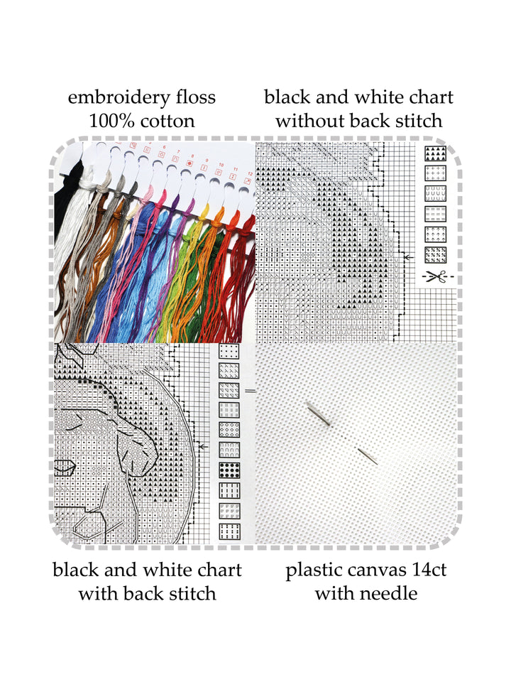Cats 140CS Counted Cross-Stitch Kit