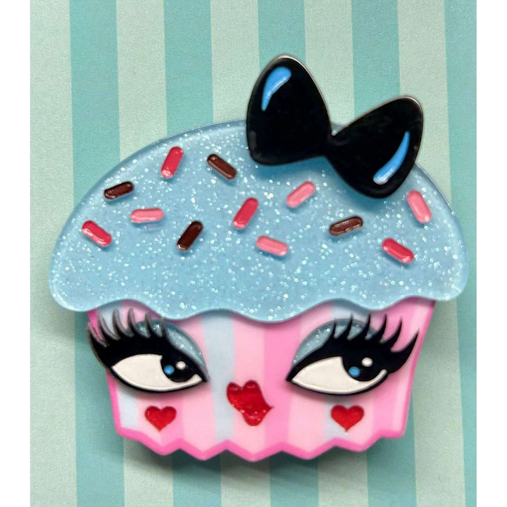 Cupcake Cutie Brooch by Miss Fluff x Lipstick & Chrome – view 4