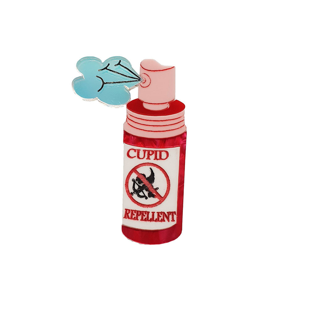 Cupid Repellent Brooch by Cherryloco Jewellery 1