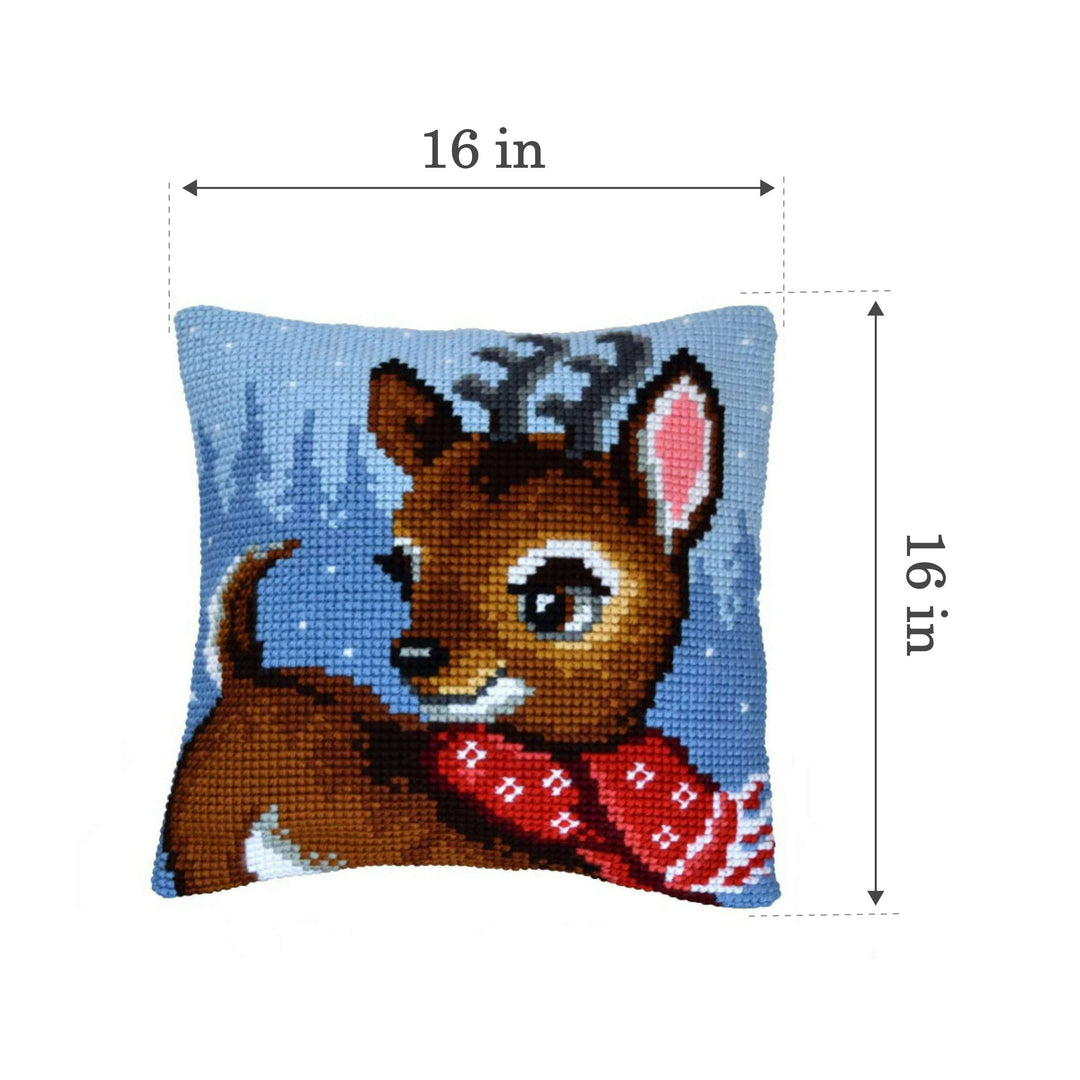 Cushion cross stitch kit  Reindeer 99063