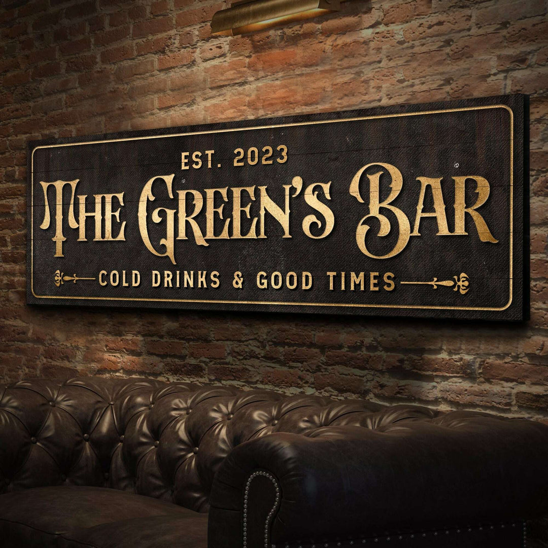 Custom Bar Sign III