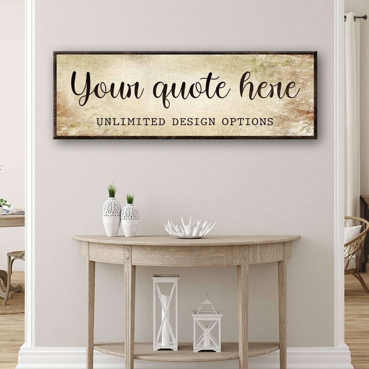 Custom Quote Sign