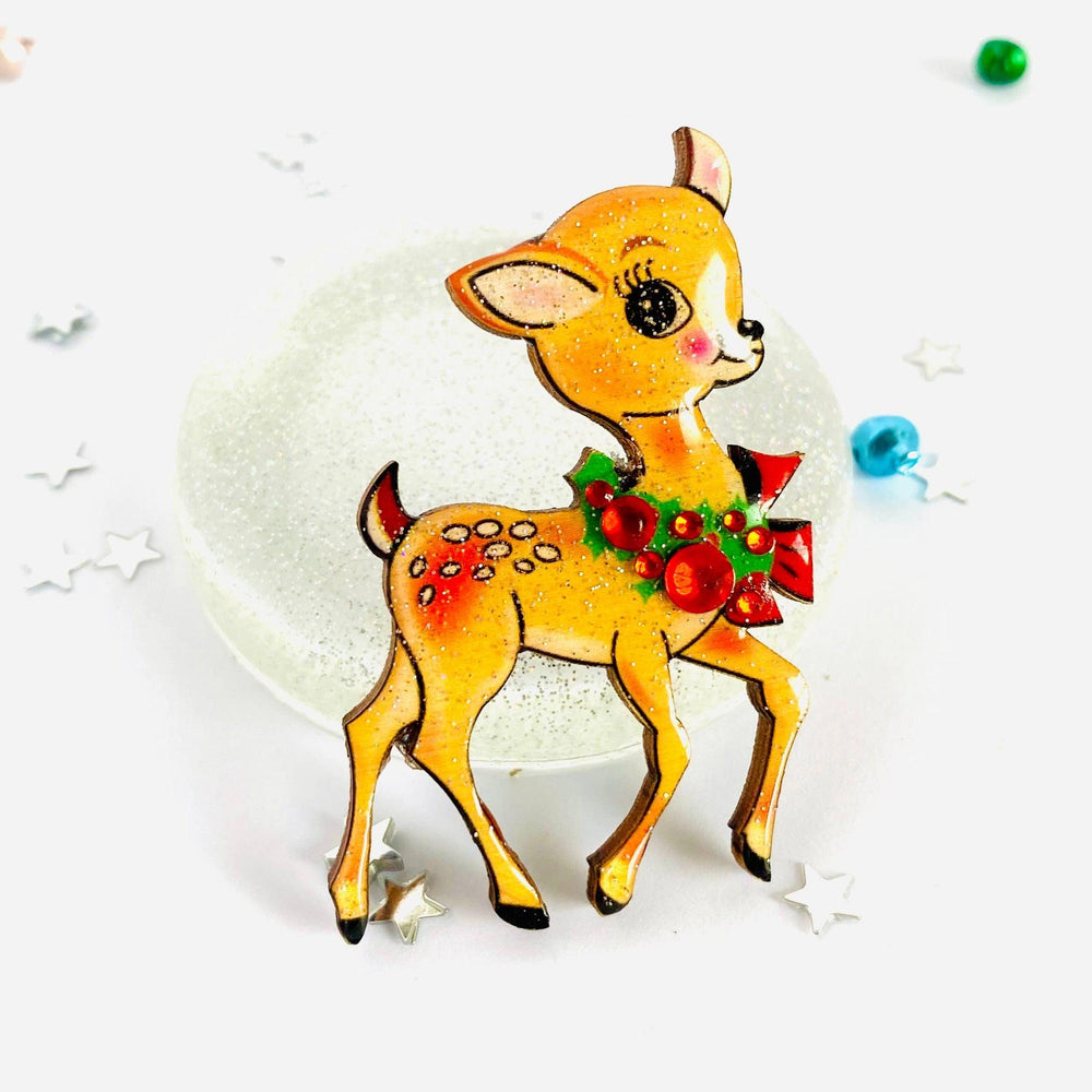 Cute Deer Brooch by Rosie Rose Parker - Quirks!