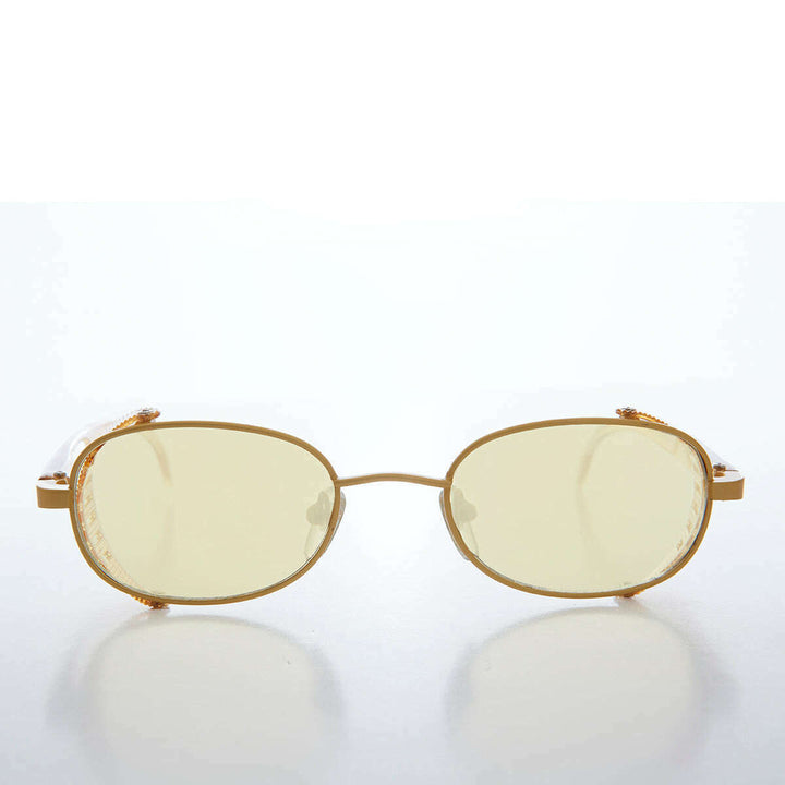 Cyber Punk Oval Vintage Sunglass - Mystery